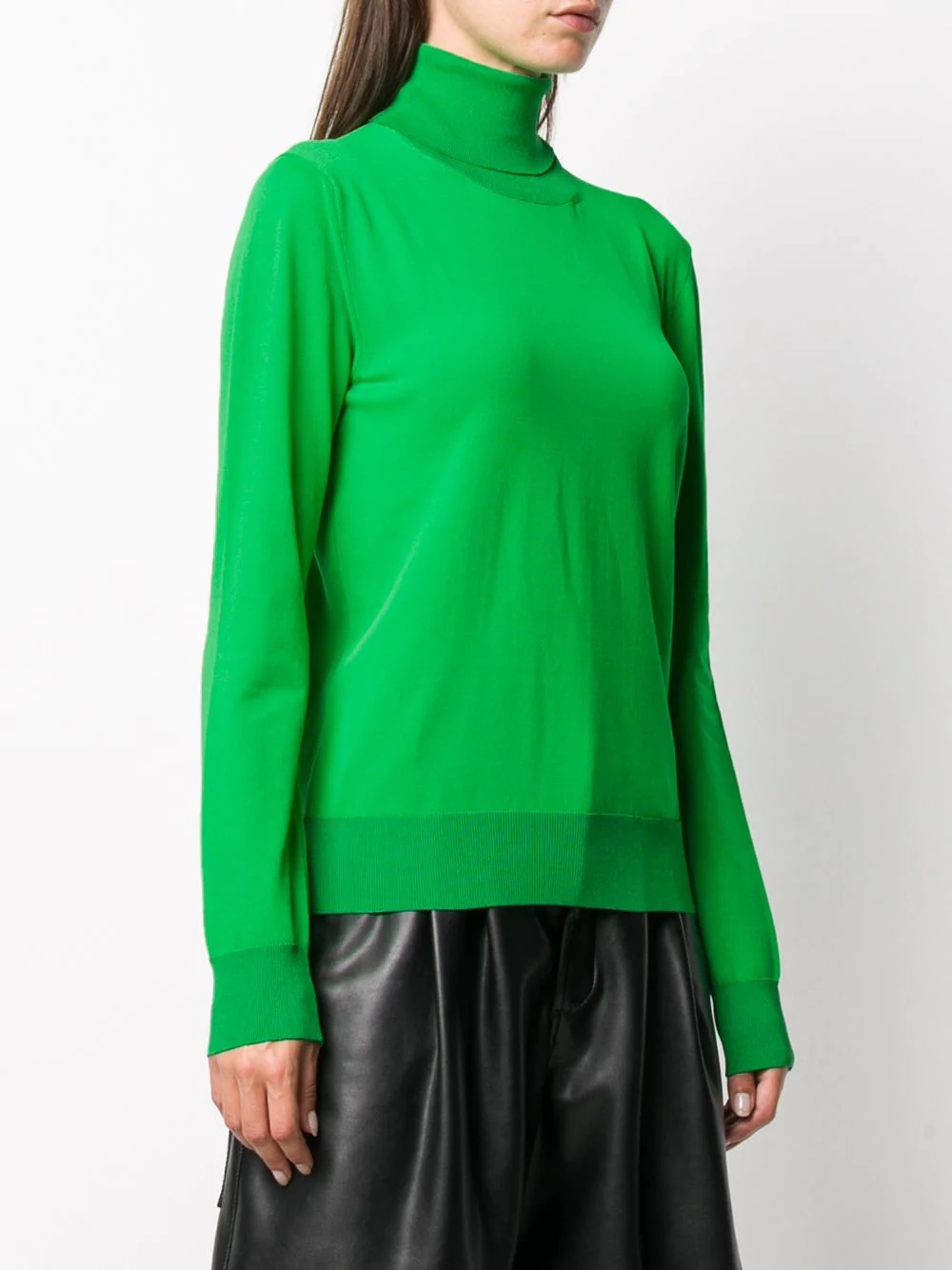 turtleneck long-sleeve jumper - 3