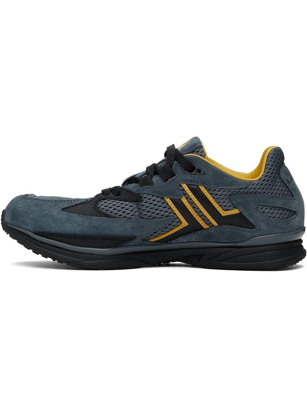 Blue & Yellow Meteor Runner Sneakers - 3