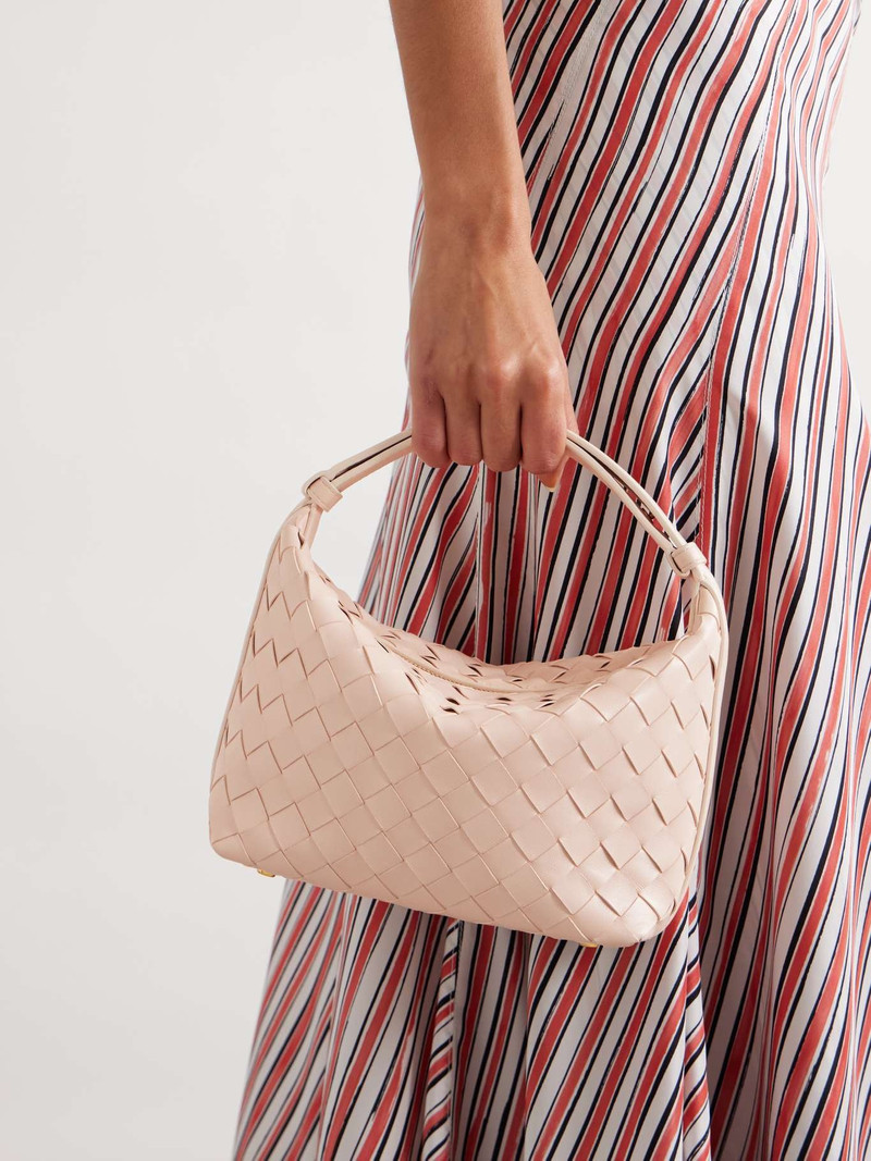 Bottega Veneta Wallace intrecciato leather shoulder bag outlook