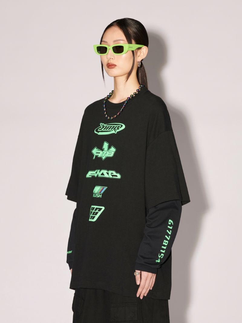 Mix Long Sleeve T-Shirt - 7
