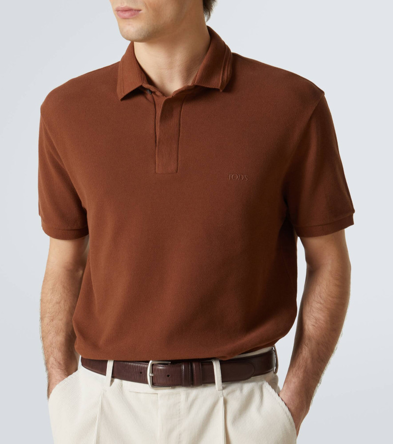Cotton piqué polo shirt 5