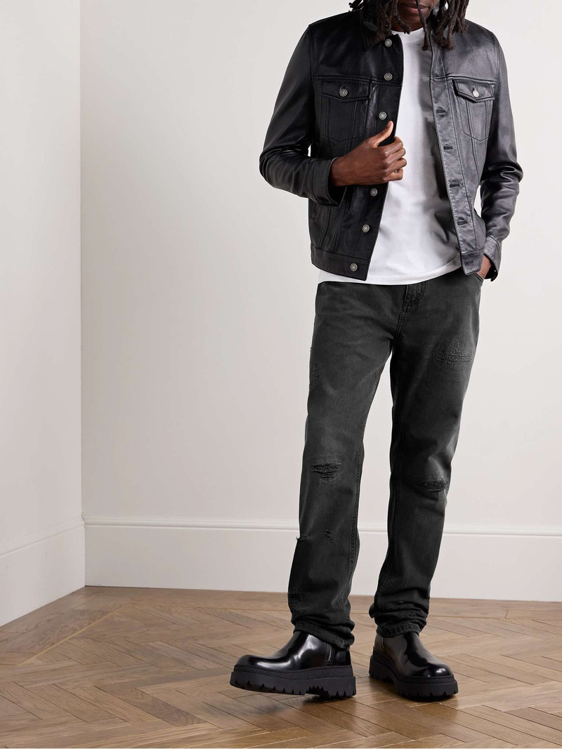 Balmain Straight-Leg Distressed Jeans outlook