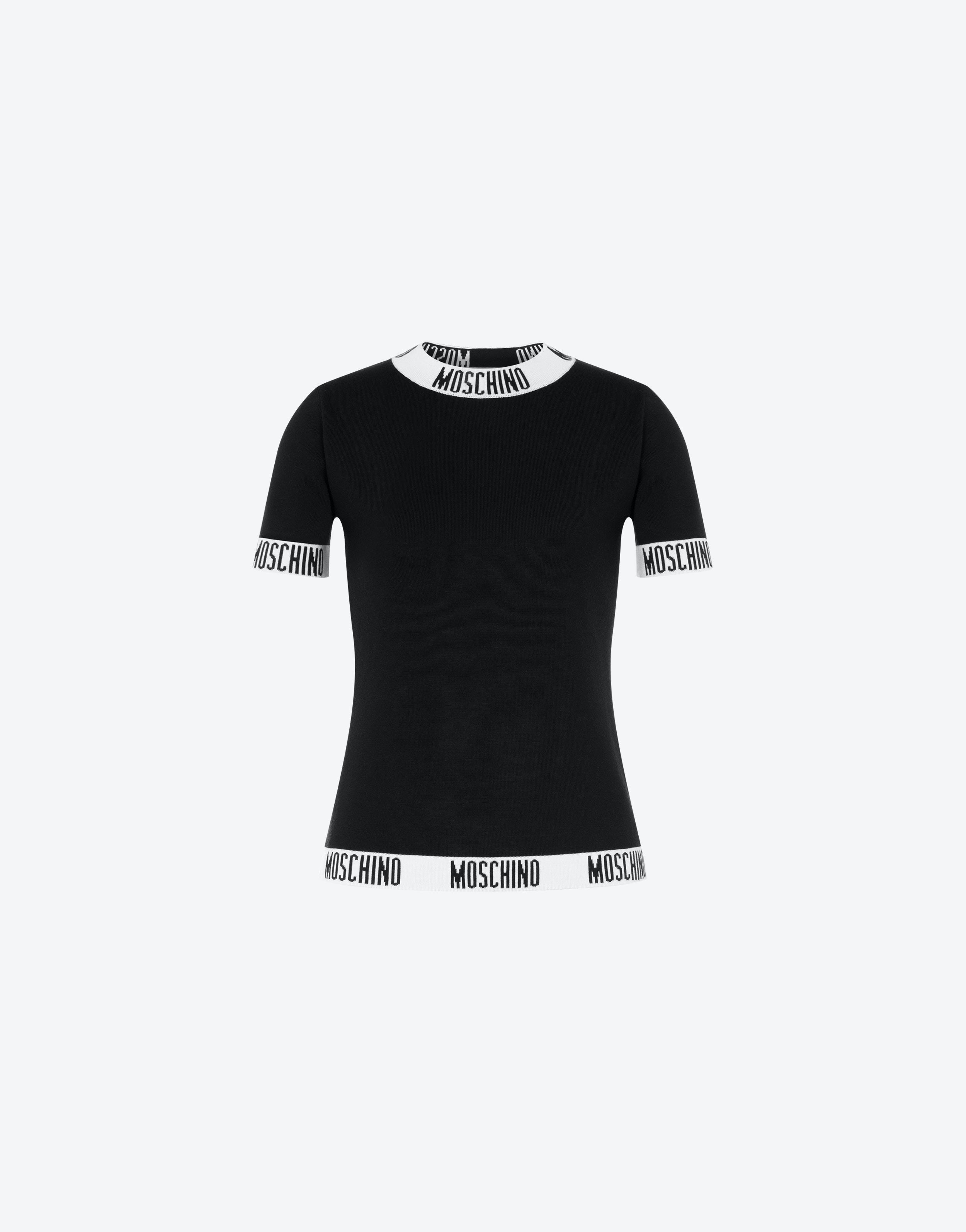 LOGO TAPES WOOL TOP - 1