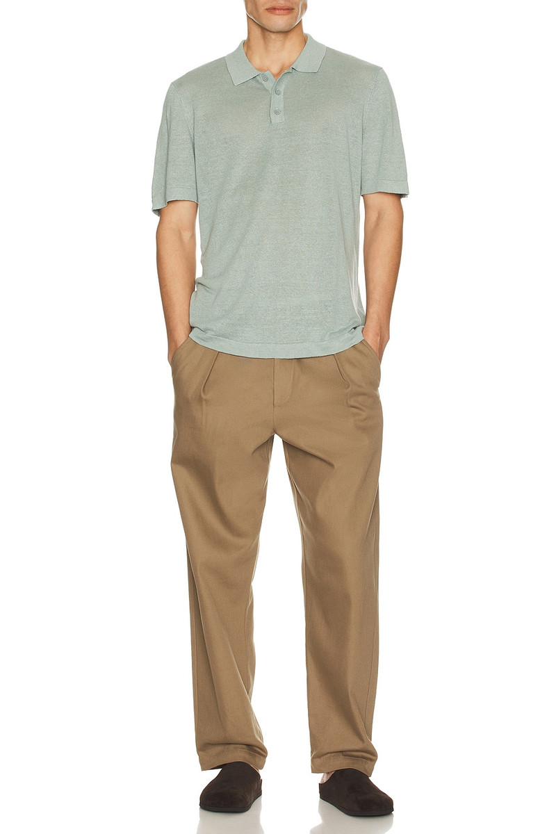 onia Linen Sweater Polo outlook