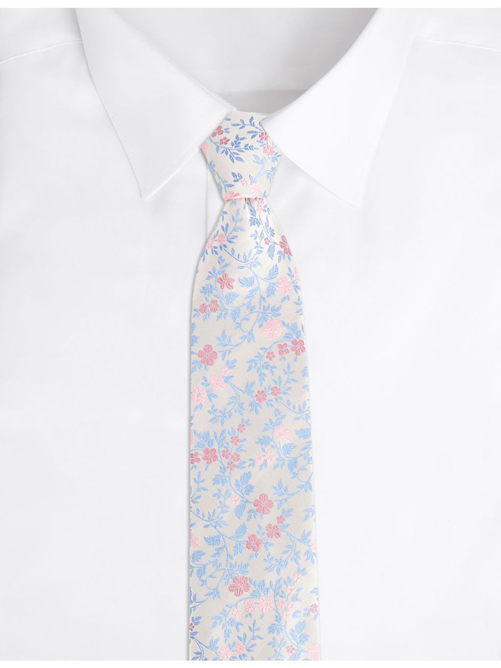 Floral Silk Tie - 3