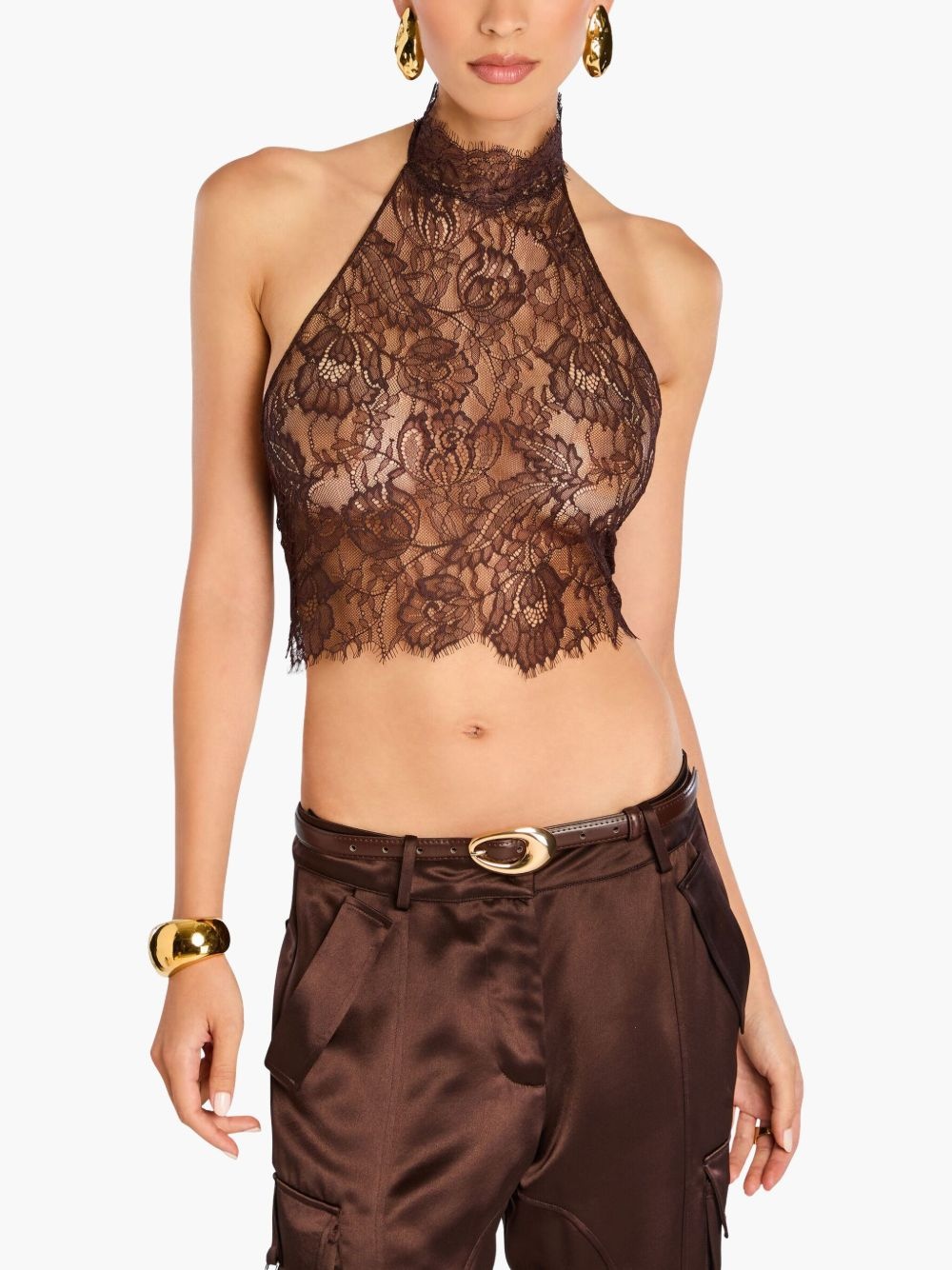 Violet lace top - 6
