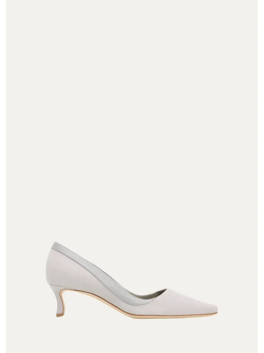 50mm Armelia Mixed Leather Pumps - 1