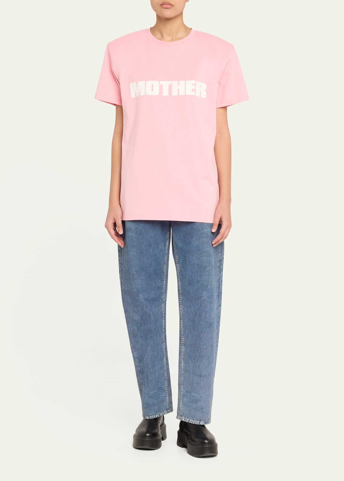 Mother Typographic Cotton T-Shirt - 2