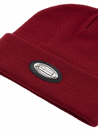 Supreme metal plate beanie outlook