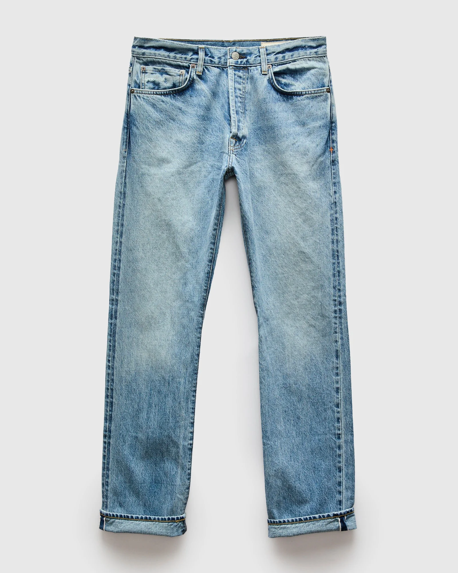 "Willie Carson" 14oz Washed Selvedge Denim - Classic Straight Fit - 1