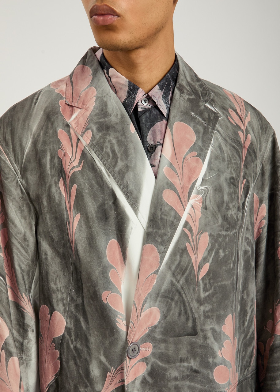 Dries Van Noten Reuben Printed Cotton-poplin Coat - 5