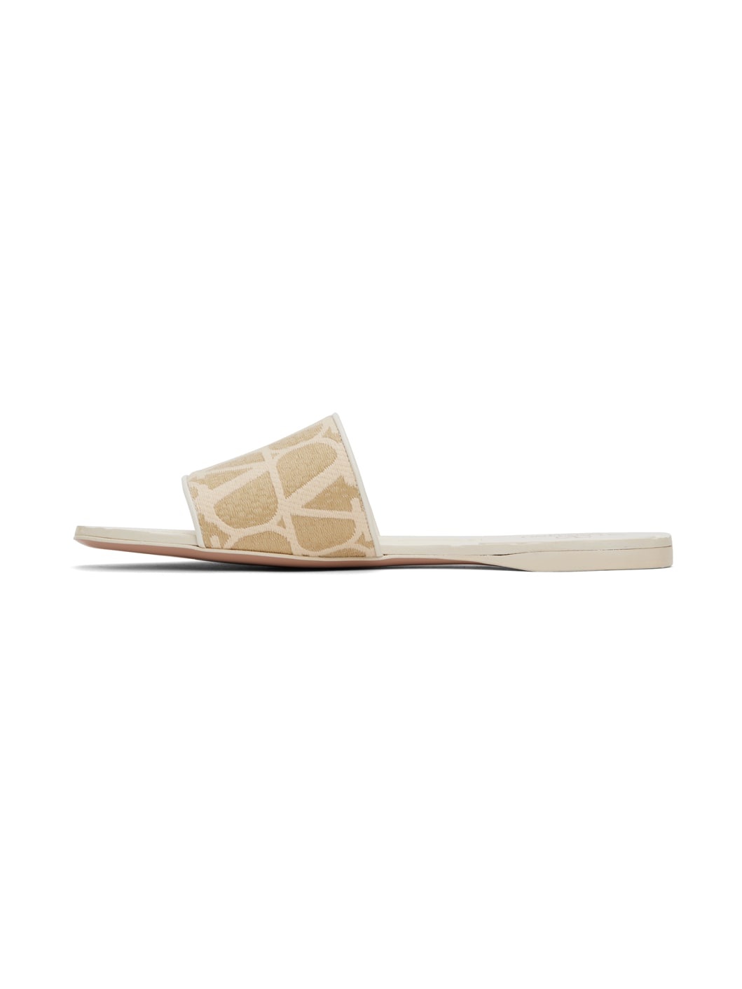 Beige Toile Iconographe Slides - 3