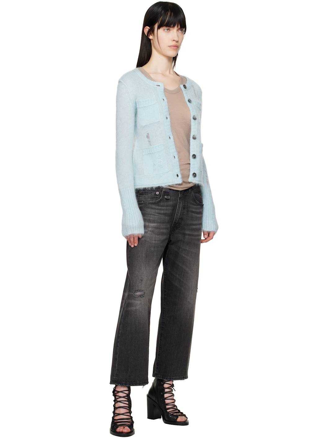 Black X-Boyfriend Jeans - 4