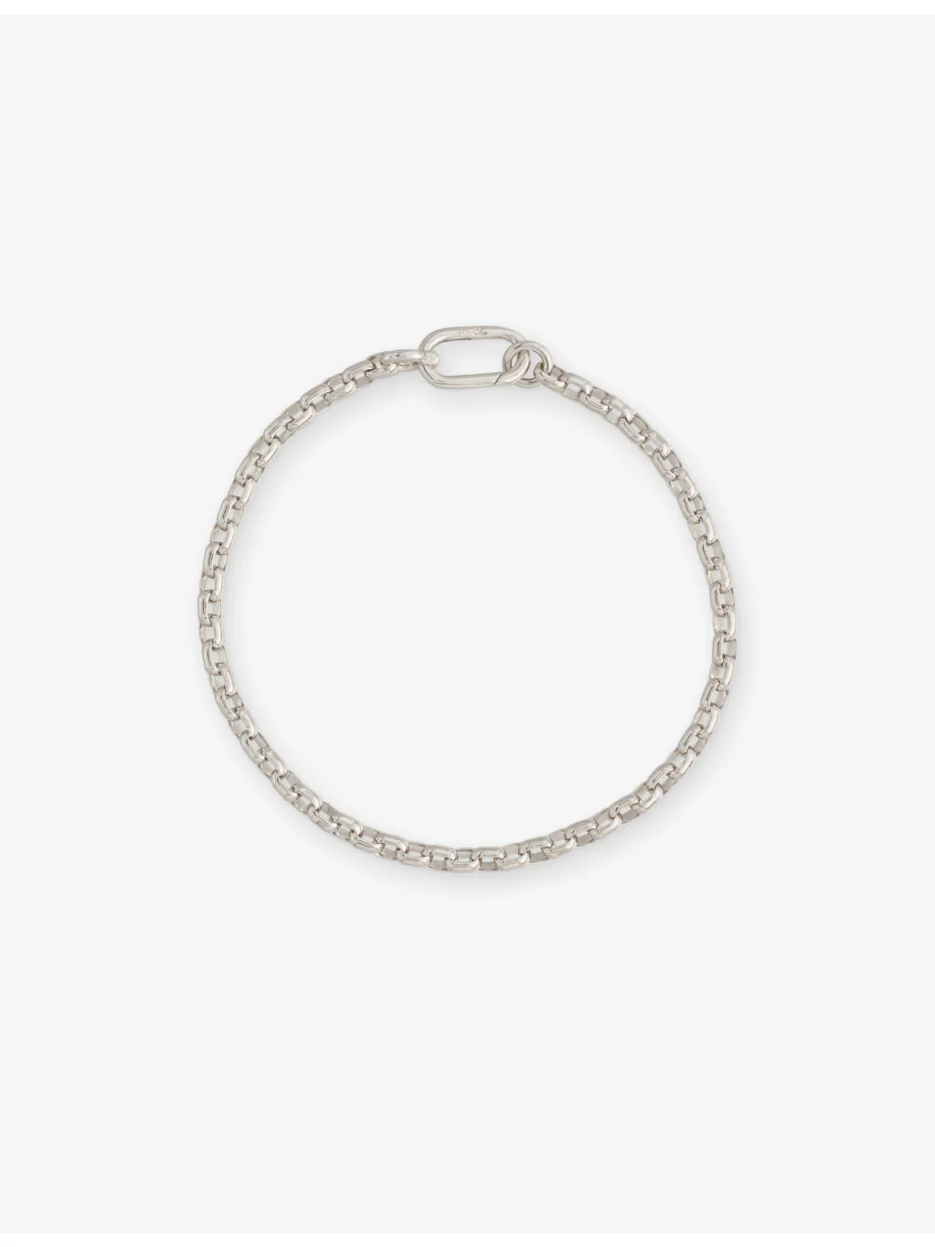 Lee Thick Rhodium-Plated 925 Sterling Silver Bracelet - 1