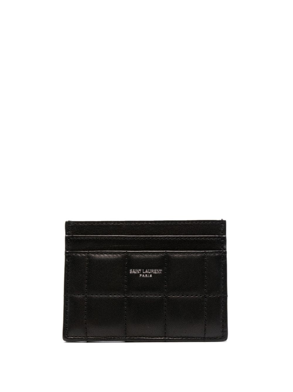 logo-stamp quilted card holder - 1