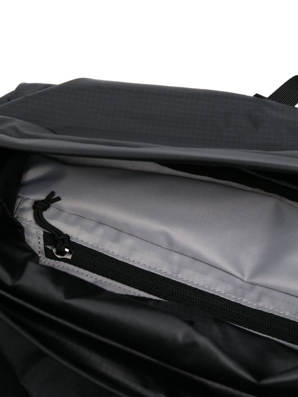 logo-print roll-top backpack - 5