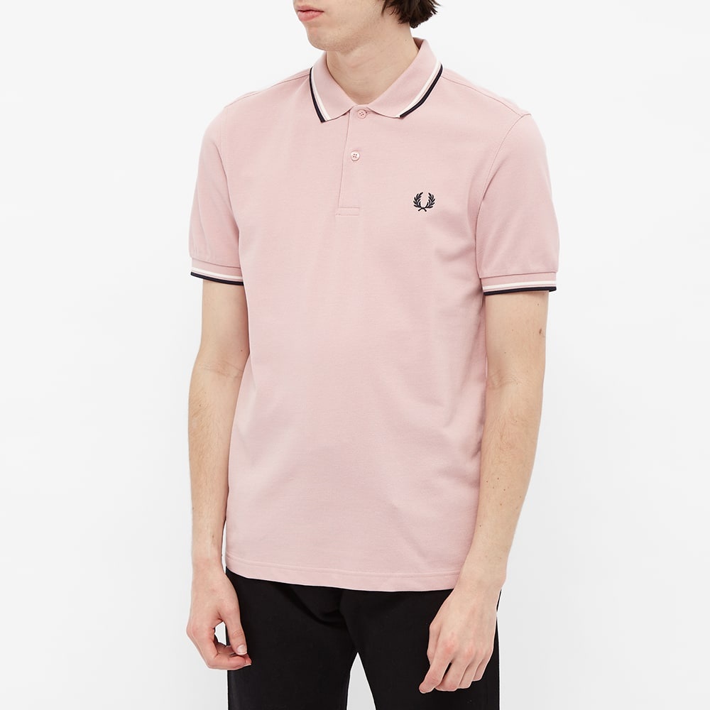 Fred Perry Slim Fit Twin Tipped Polo - 4