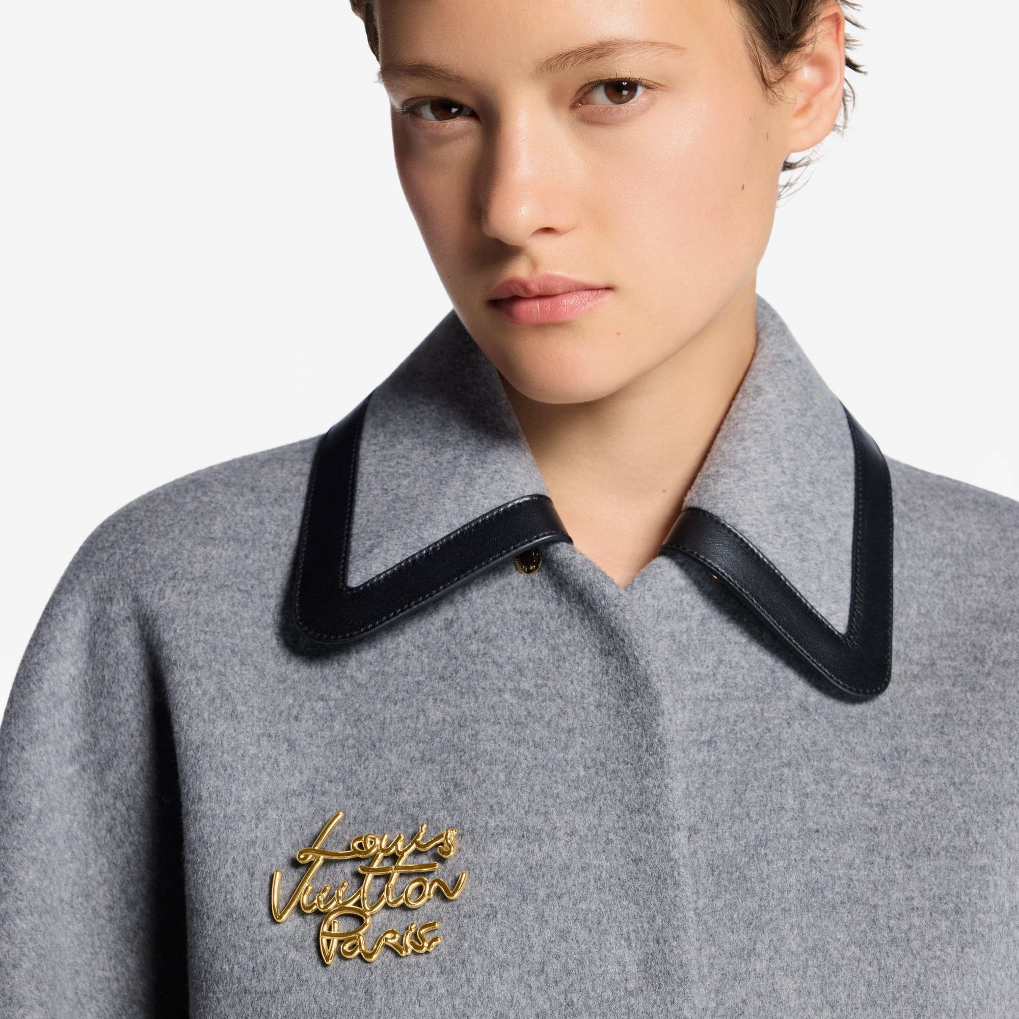 LV Script Brooch - 3