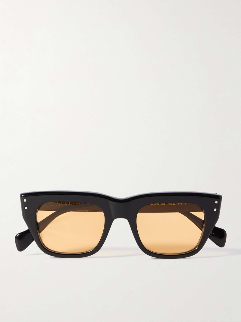Square-Frame Acetate Sunglasses 1