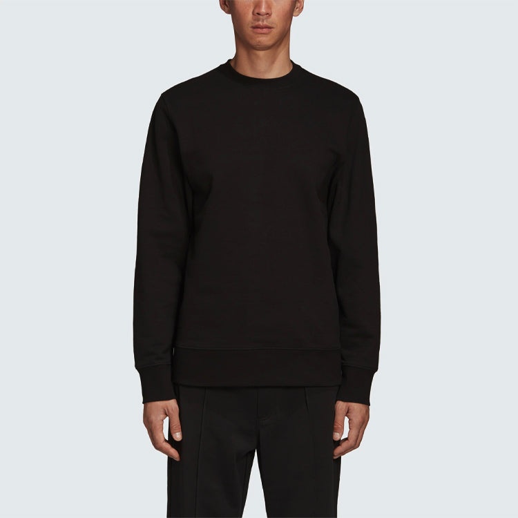 adidas Y-3 SS21 Black Warrior Embroidered Round Neck Sweatshirts 'Black' FS3398 - 3