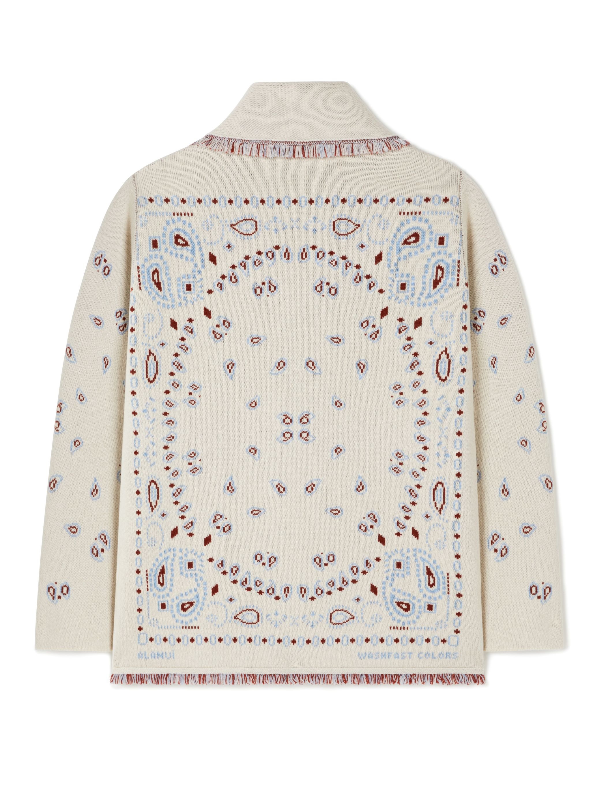 Bandana Jacquard Cardigan - 3