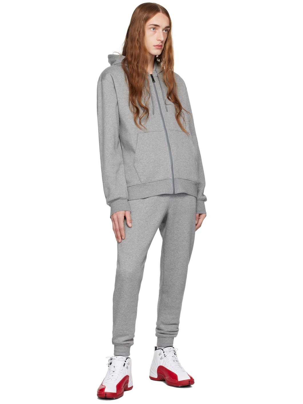 Gray Embroidered Sweatpants - 4