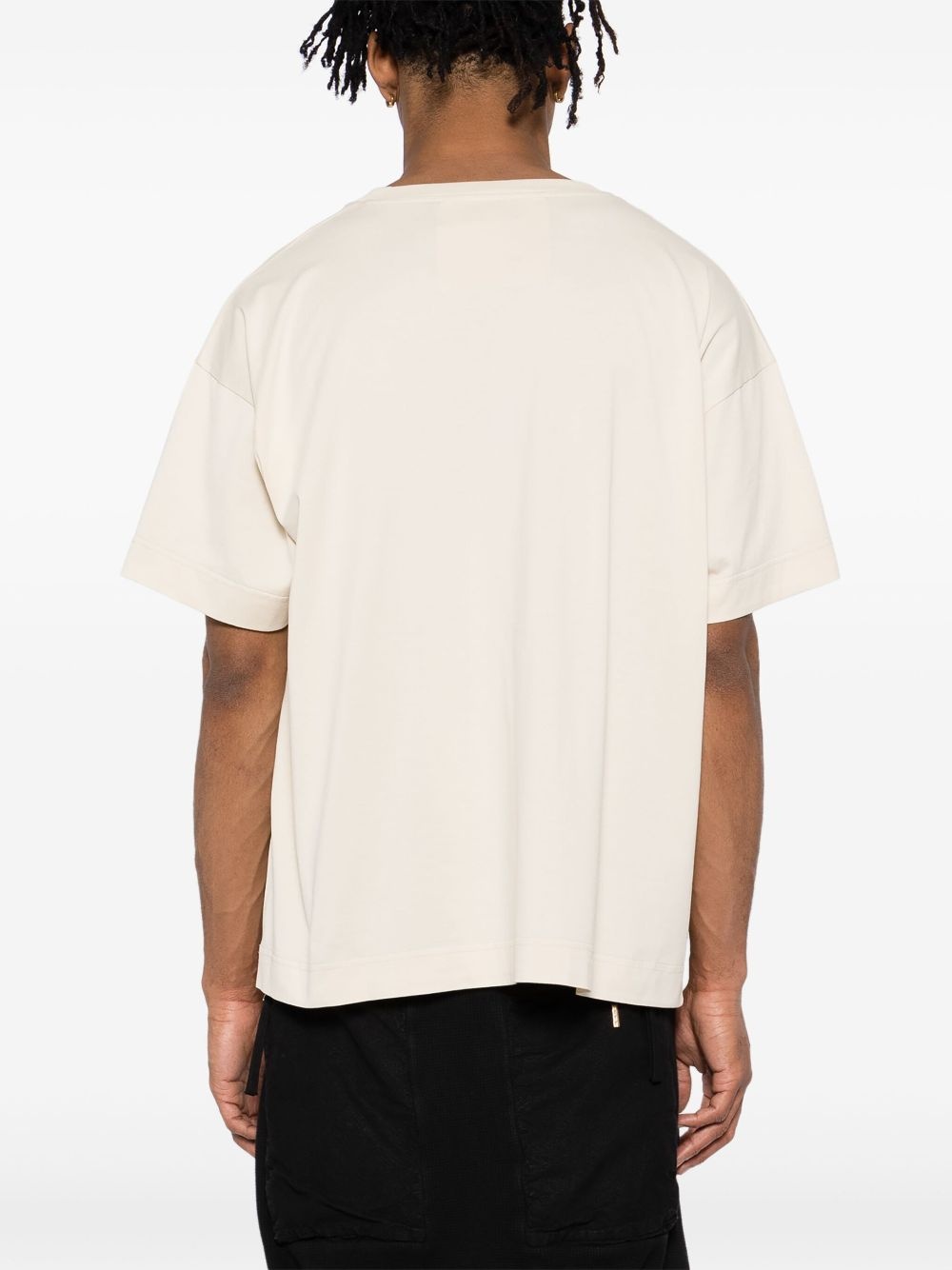 logo motif T-shirt - 3
