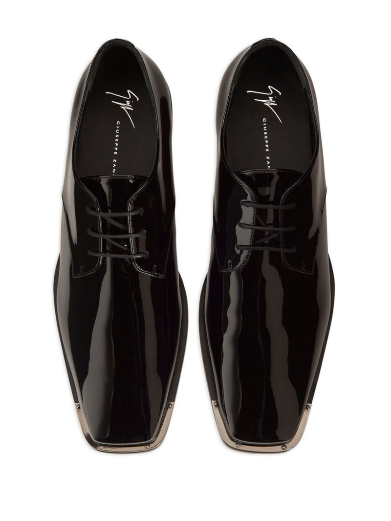 Westport patent-leather lace-up shoes 4