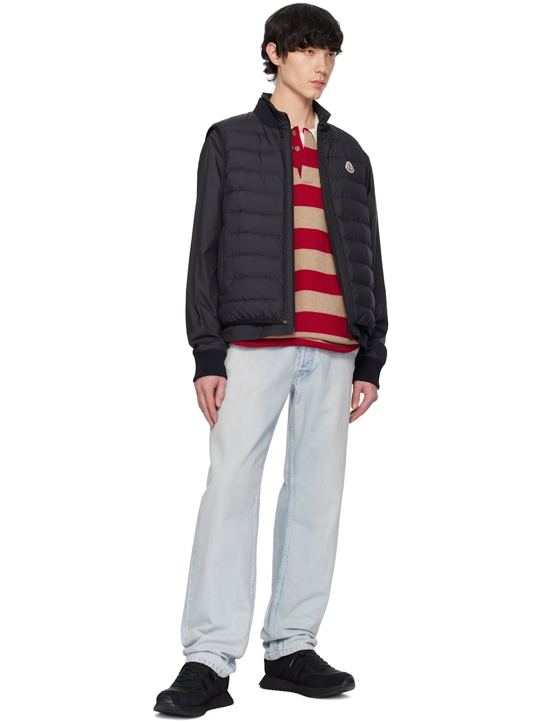 Black Verney 3-in-1 Short Jacket & Down Vest Set - 5