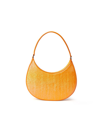 MSGM Shaded craquele faux leather small "Hobo" shoulder bag outlook