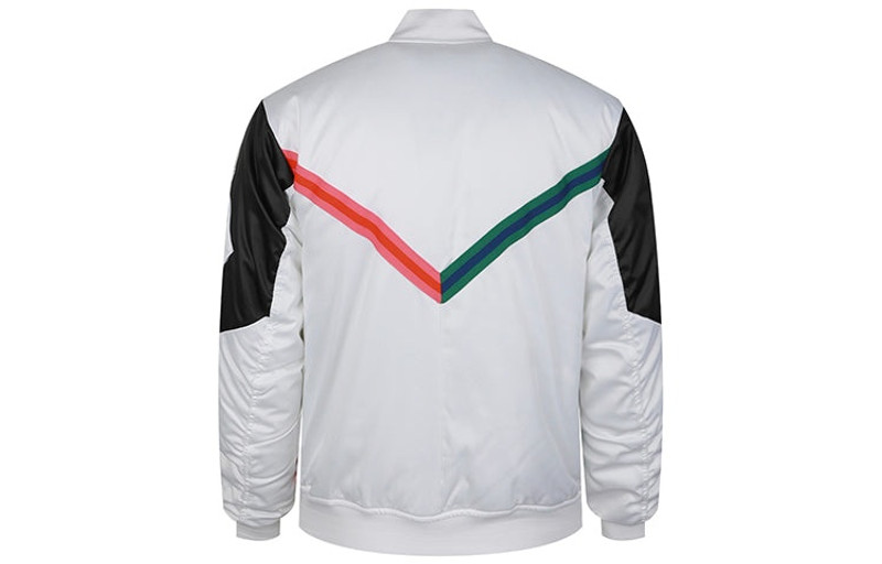 Jordan Air Jordan WINGS MA-1 Casual Sports Colorblock Stand Collar Jacket White CD5458-100 outlook