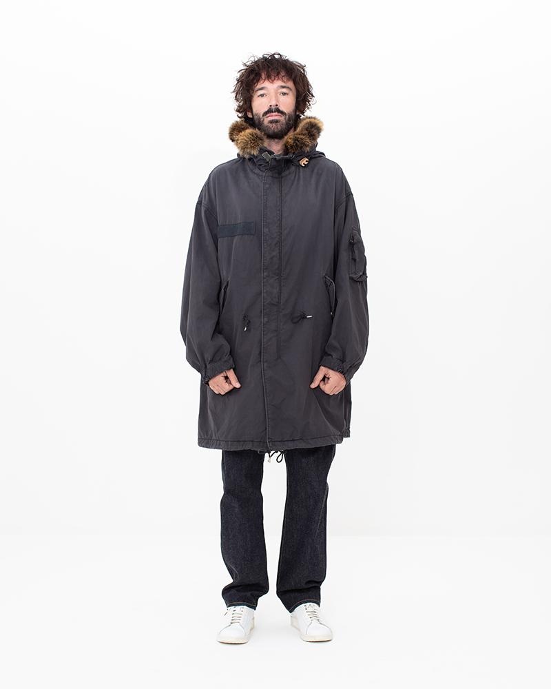 SIX-FIVE FISHTAIL PARKA BLACK - 2