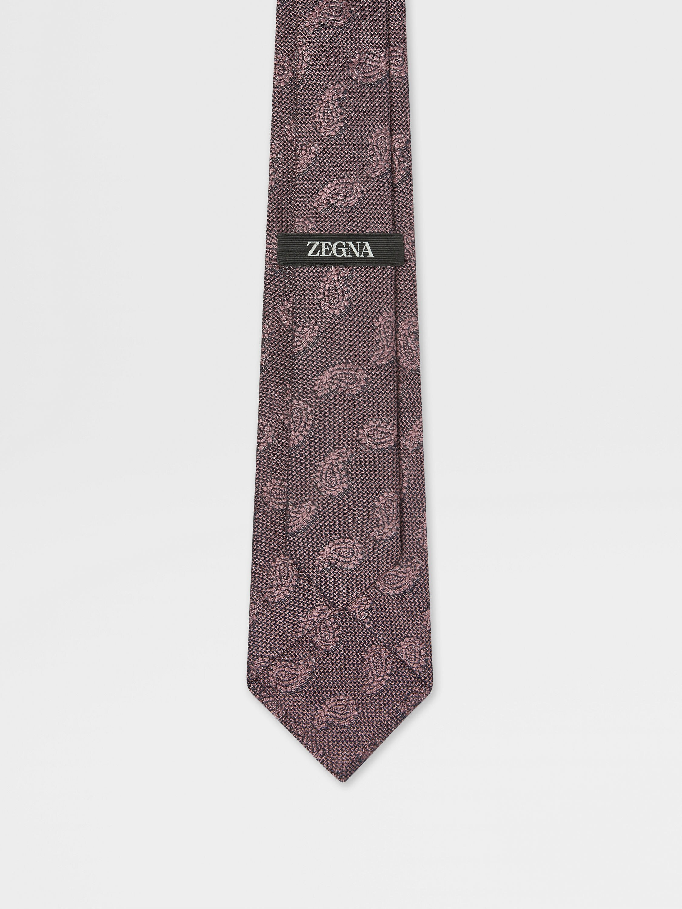 LIGHT PINK SILK TIE - 3