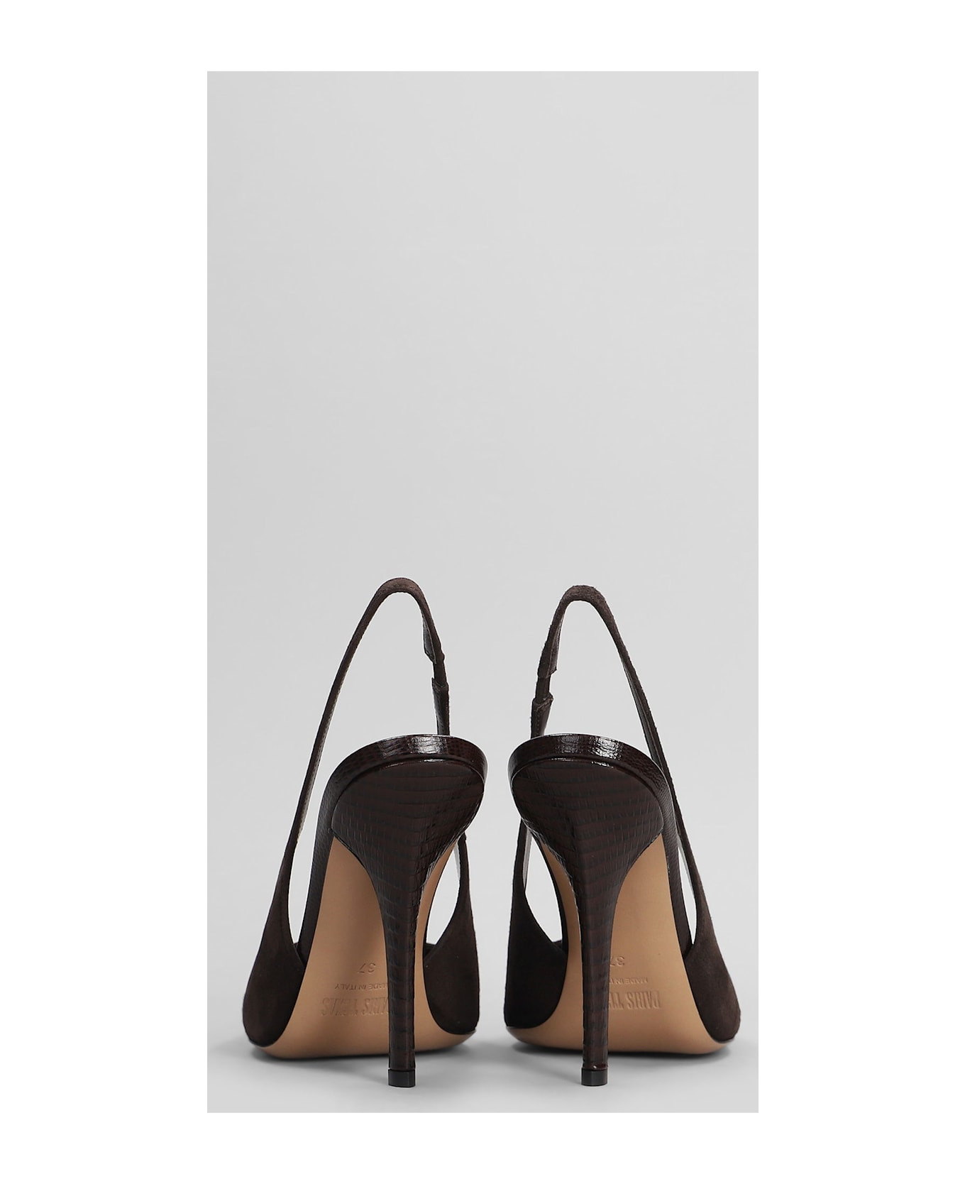 Miranda 105 Pumps In Dark Brown Suede - 4