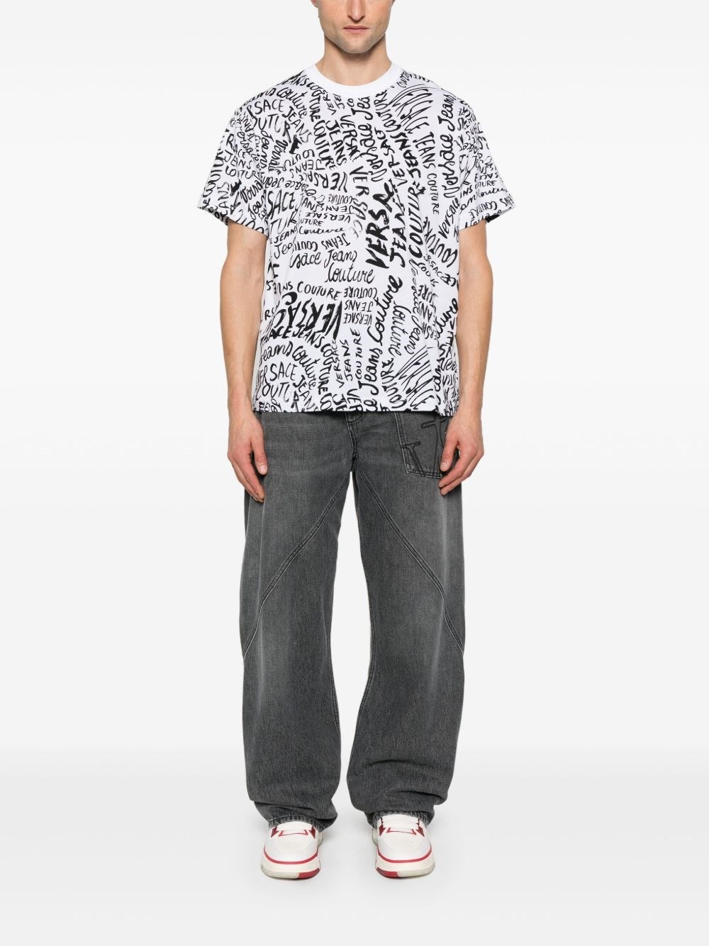 Cotton T-shirt with print - 2