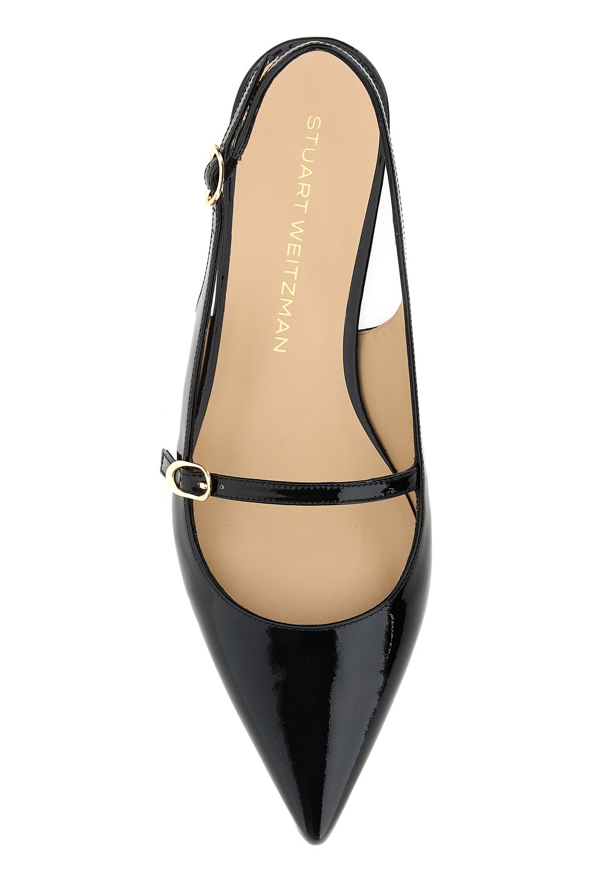 Black leather Emilia ballerinas - 4