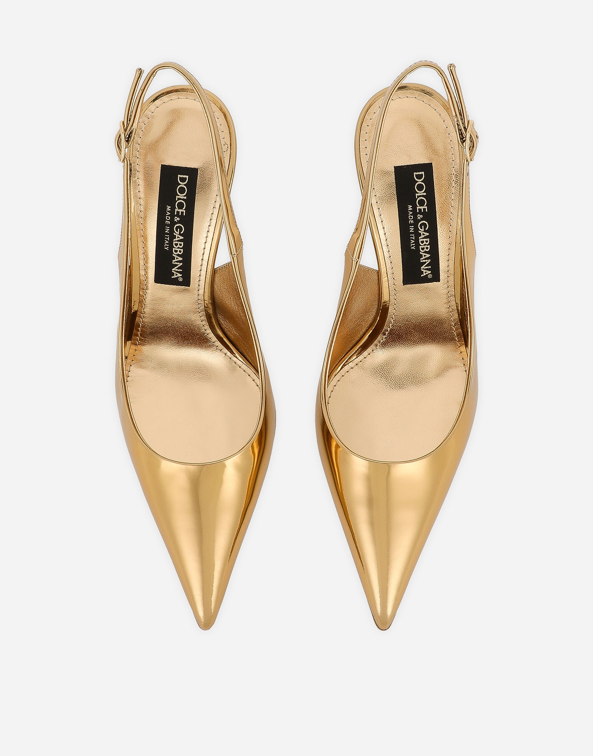 Calfskin slingbacks - 4