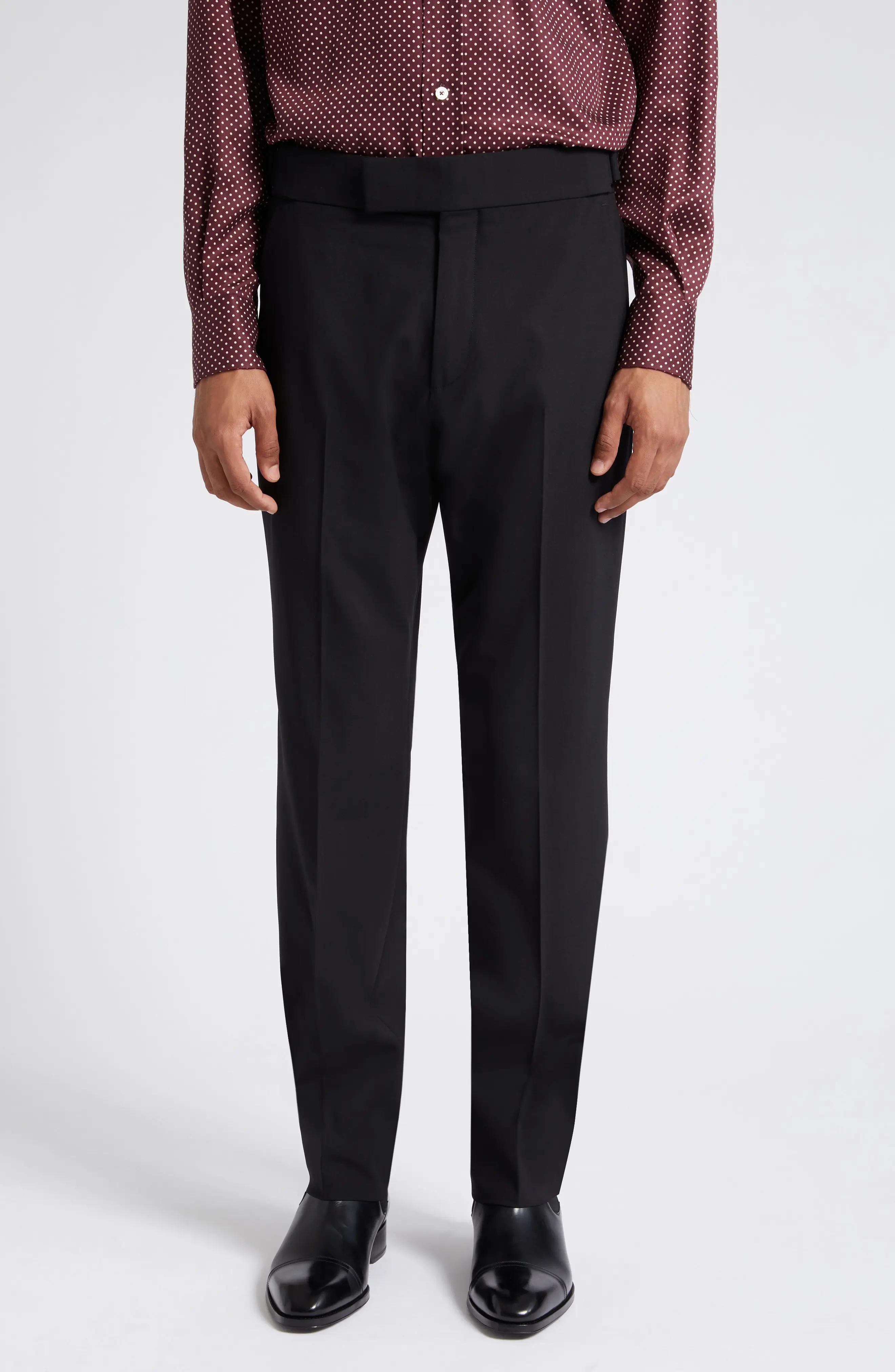 Atticus Wool Plain Weave Trousers - 1