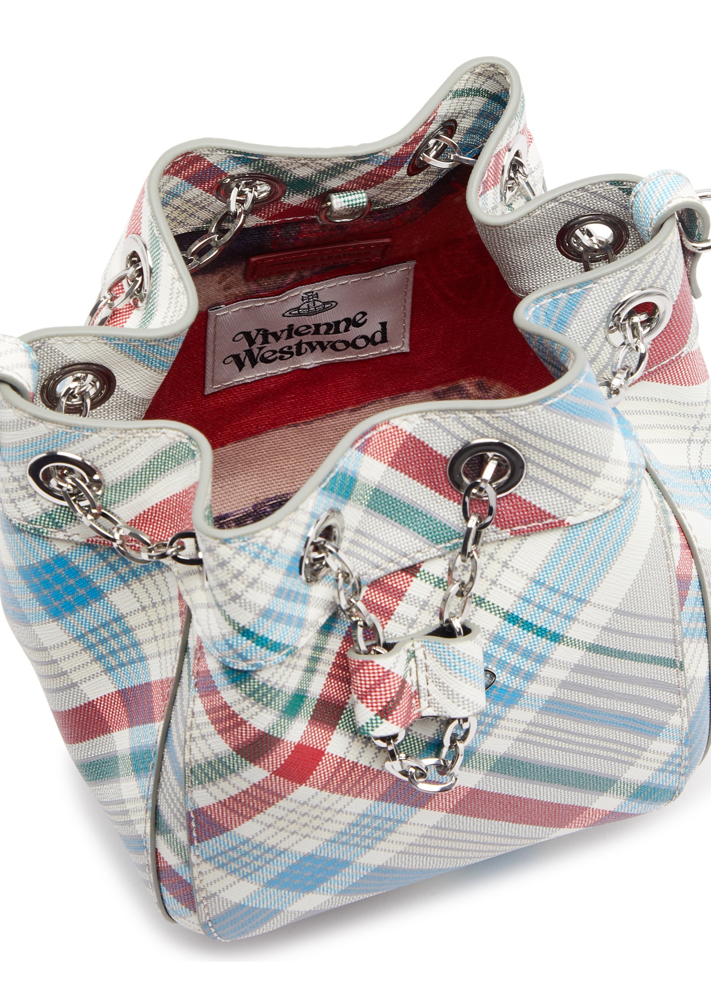 トートバッグ Vivienne Westwood [Vivienne Westwood] Chrissy tartan small b vintage rare vivienne westwood tartan multicolor plaid