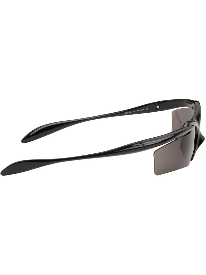 BALENCIAGA Black Turbo D-Frame Sunglasses outlook