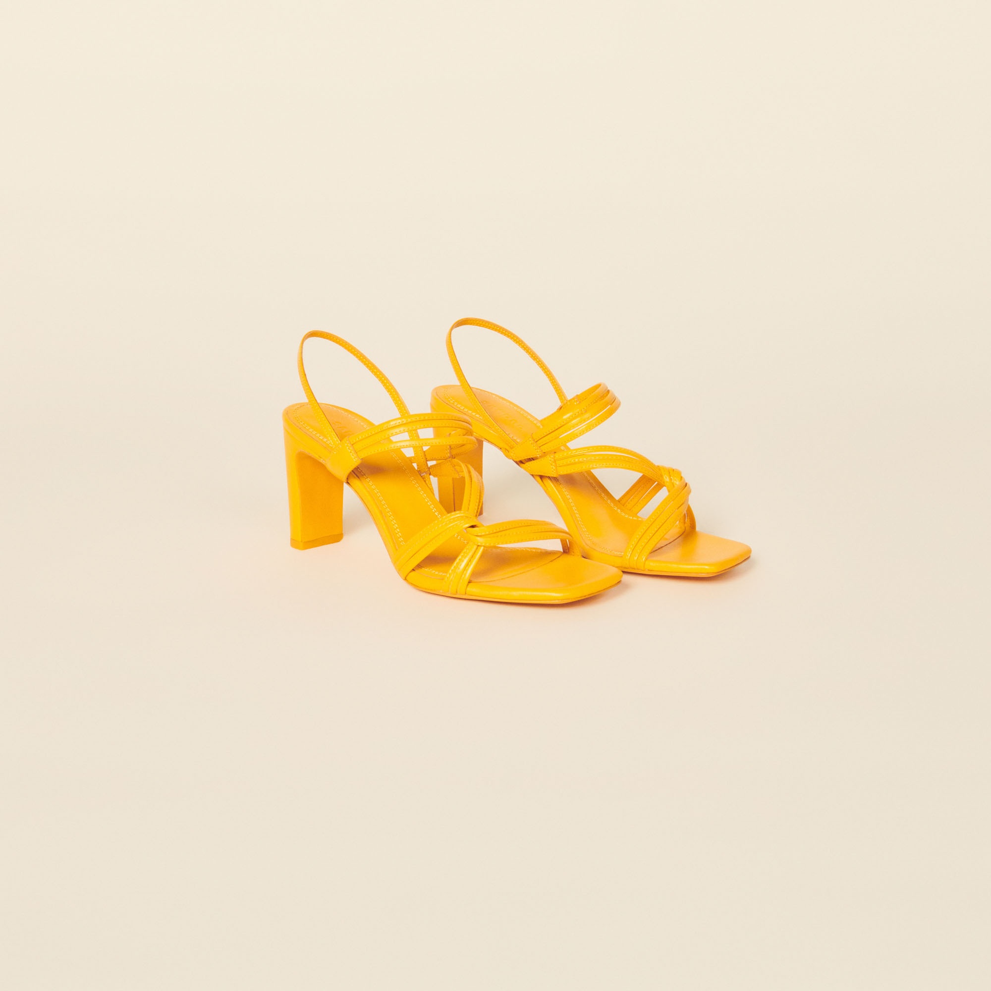 Heeled leather sandals - 2