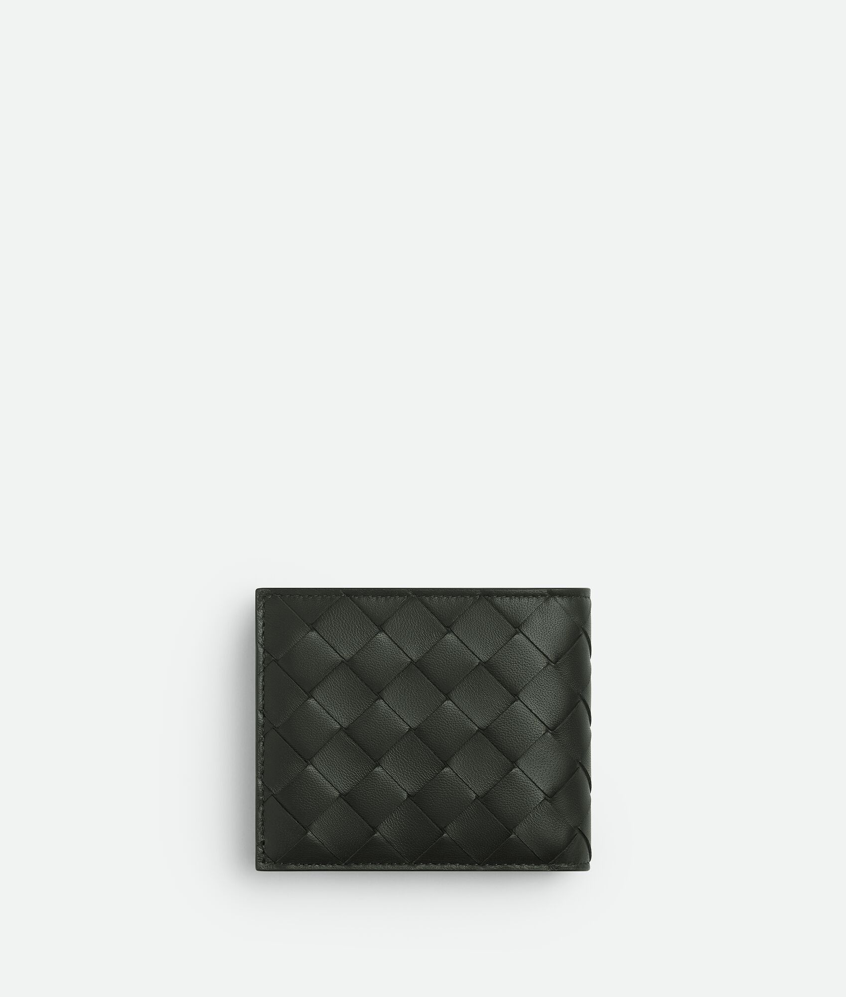 Intrecciato Diagonal Bi-Fold Wallet With Coin Purse - 3