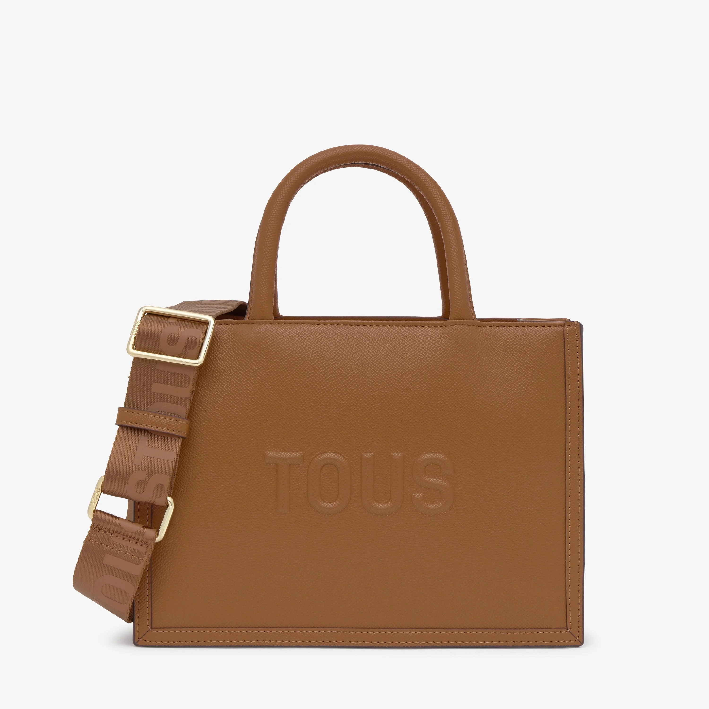 Medium camel-colored Shopping bag TOUS Brenda - 1