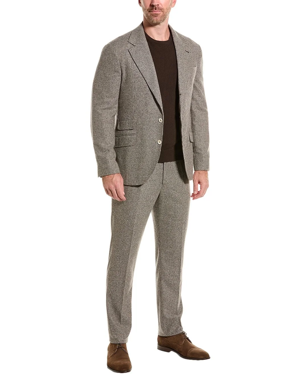 Brunello Cucinelli 2pc Wool & Cashmere-Blend Suit - 1