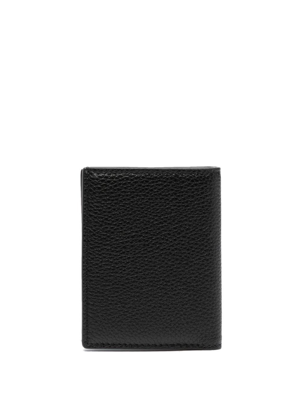 logo-plaque leather wallet - 2