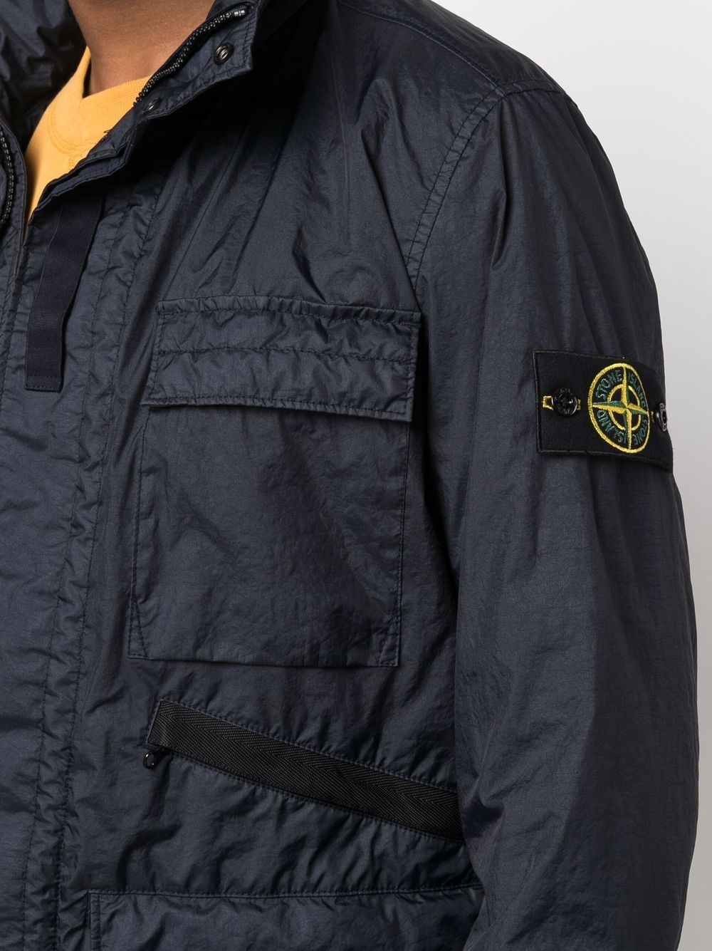 patch pocket field jacket - 5