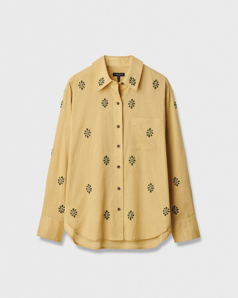 Connie Embroidered Cotton Shirt 1