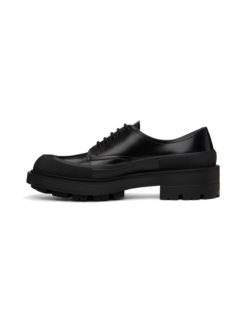 Alexander McQueen lug-sole leather Derby shoes outlook