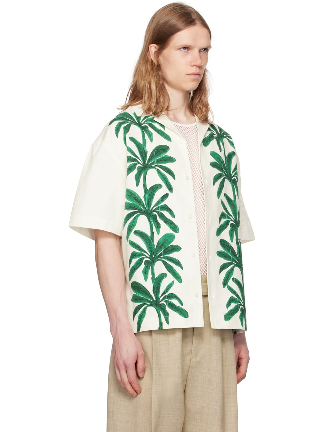 White & Green La Croisière 'The Jean' Shirt - 2