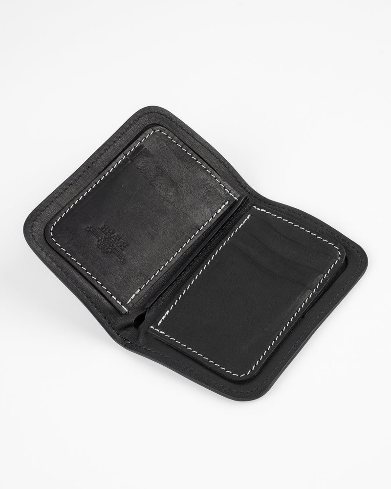 Iron Heart OGL BRAVE HORSEHIDE MID WALLET - BLACK outlook
